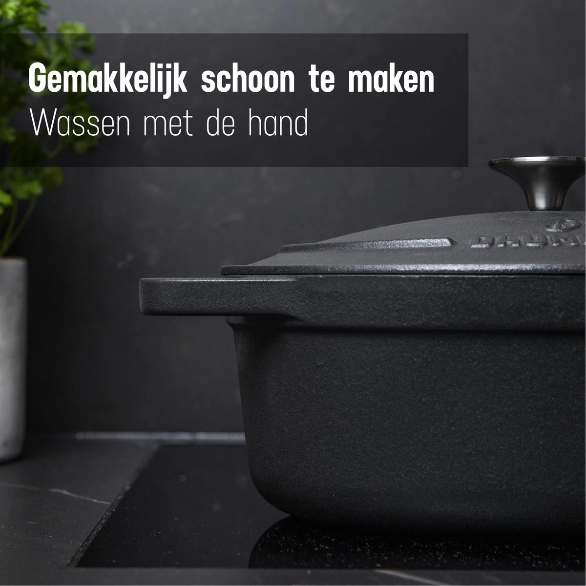 Gietijzeren Braadpan - Sudderpan Zwart Van Daumonet - Ovaal - Ø 29 Cm - 3 Liter - 100% PFAS & PFOA Vrij - Emaille - Geschikt Voor Alle Warmtebronnen - Elektrisch - Gas - Halogeen - Inductie - Keramisch - Vaatwasserbestendig 7 Gietijzeren Braadpan - Sudderpan Zwart Van Daumonet - Ovaal - Ø 29 Cm - 3 Liter - 100% PFAS & PFOA Vrij - Emaille - Geschikt Voor Alle Warmtebronnen - Elektrisch - Gas - Halogeen - Inductie - Keramisch - Vaatwasserbestendig - Afbeelding 5