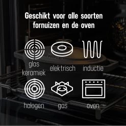 Gietijzeren Braadpan - Sudderpan Zwart Van Daumonet - Ovaal - Ø 29 Cm - 3 Liter - 100% PFAS & PFOA Vrij - Emaille - Geschikt Voor Alle Warmtebronnen - Elektrisch - Gas - Halogeen - Inductie - Keramisch - Vaatwasserbestendig 23 Gietijzeren Braadpan - Sudderpan Zwart Van Daumonet - Ovaal - Ø 29 Cm - 3 Liter - 100% PFAS & PFOA Vrij - Emaille - Geschikt Voor Alle Warmtebronnen - Elektrisch - Gas - Halogeen - Inductie - Keramisch - Vaatwasserbestendig -Woonkeuken Winkel 1200x1200 436