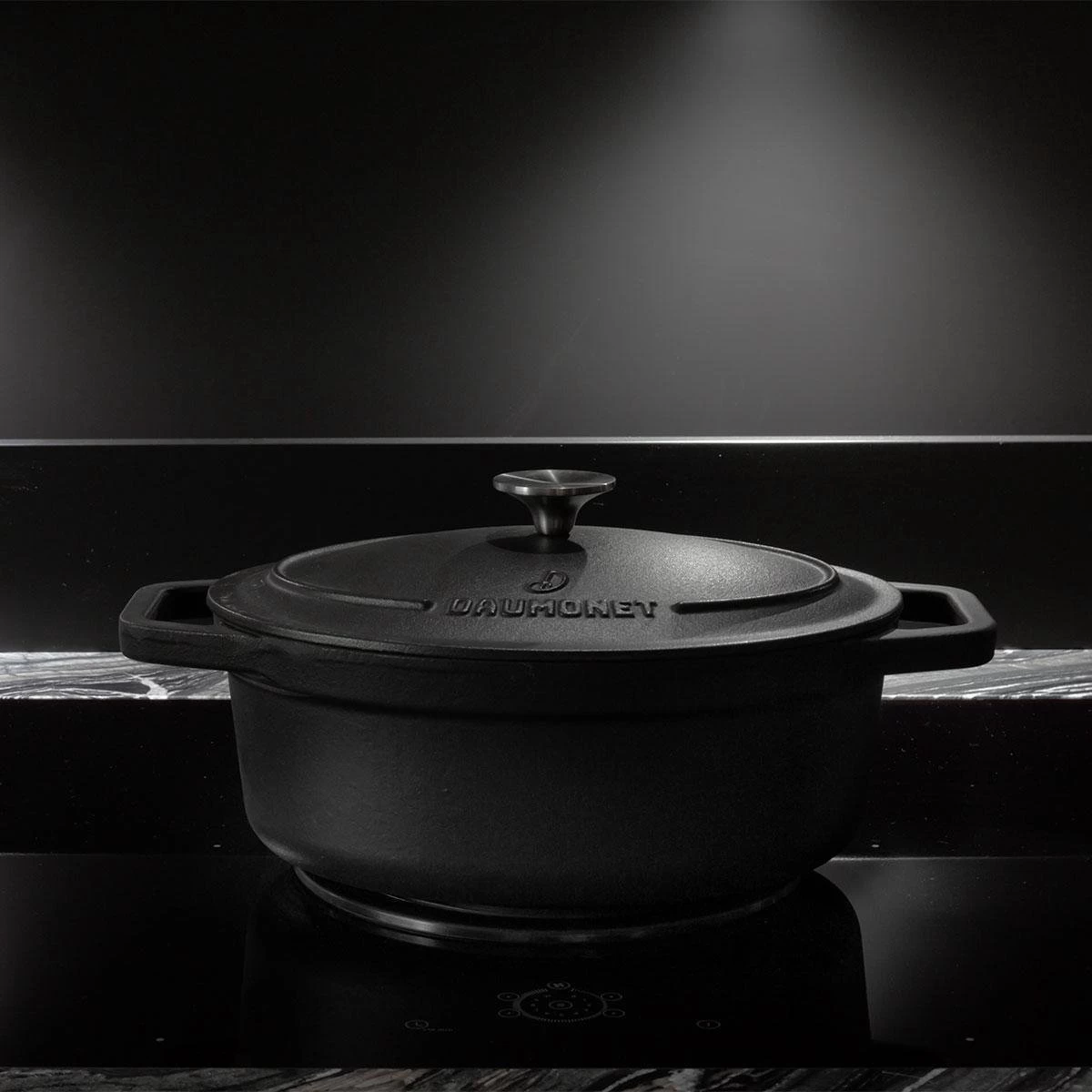 Gietijzeren Braadpan - Sudderpan Zwart Van Daumonet - Ovaal - Ø 29 Cm - 3 Liter - 100% PFAS & PFOA Vrij - Emaille - Geschikt Voor Alle Warmtebronnen - Elektrisch - Gas - Halogeen - Inductie - Keramisch - Vaatwasserbestendig 14 Gietijzeren Braadpan - Sudderpan Zwart Van Daumonet - Ovaal - Ø 29 Cm - 3 Liter - 100% PFAS & PFOA Vrij - Emaille - Geschikt Voor Alle Warmtebronnen - Elektrisch - Gas - Halogeen - Inductie - Keramisch - Vaatwasserbestendig - Afbeelding 12