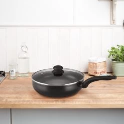Brabantia Antikleef Hapjespan Met Deksel 28cm - Sauté Pan -Woonkeuken Winkel 1200x1200 469