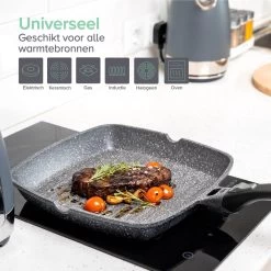 Coninx Grillpan 28CM - Steakpan - Afneembare Handgreep - PFAS-vrij - Grijs 13 Coninx Grillpan 28CM - Steakpan - Afneembare Handgreep - PFAS-vrij - Grijs -Woonkeuken Winkel 1200x1200 472