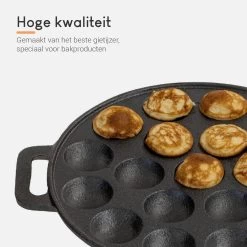 Ocina Poffertjespan – Combo Pack – 19 Poffertjes – Poffertjesmaker – Poffertjespan Inductie – Poffertjespan Electrisch – Gietijzeren Pan - Inclusief Doseerfles, Handvaten, 6x Poffertjesvorken En Invetkwast – Gratis Receptenboek 16 Ocina Poffertjespan – Combo Pack – 19 Poffertjes – Poffertjesmaker – Poffertjespan Inductie – Poffertjespan Electrisch – Gietijzeren Pan - Inclusief Doseerfles, Handvaten, 6x Poffertjesvorken En Invetkwast – Gratis Receptenboek -Woonkeuken Winkel 1200x1200 488