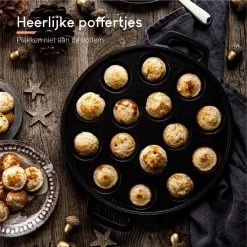 Ocina Poffertjespan – Combo Pack – 19 Poffertjes – Poffertjesmaker – Poffertjespan Inductie – Poffertjespan Electrisch – Gietijzeren Pan - Inclusief Doseerfles, Handvaten, 6x Poffertjesvorken En Invetkwast – Gratis Receptenboek 17 Ocina Poffertjespan – Combo Pack – 19 Poffertjes – Poffertjesmaker – Poffertjespan Inductie – Poffertjespan Electrisch – Gietijzeren Pan - Inclusief Doseerfles, Handvaten, 6x Poffertjesvorken En Invetkwast – Gratis Receptenboek -Woonkeuken Winkel 1200x1200 489