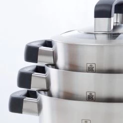 BK Conical Cool Glas Pannenset - 5-delig - Glazen Deksels - Geschikt Voor Alle Warmtebronnen -Woonkeuken Winkel 1200x1200 493