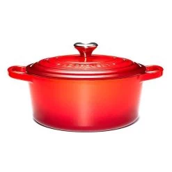 Le Creuset Signature Braadpan - 4,2 L - 24 Cm - Kersenrood -Woonkeuken Winkel 1200x1200 495
