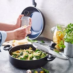 Greenpan Torino Keramische Hapjespan - 28 Cm - Met Glazen Deksel 37 Greenpan Torino Keramische Hapjespan - 28 Cm - Met Glazen Deksel -Woonkeuken Winkel 1200x1200 50