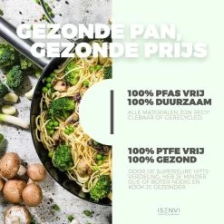 ISENVI Murray Keramische Wokpan Met Deksel 36 CM - RVS Greep -Woonkeuken Winkel 1200x1200 509