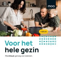 MOA Gietijzeren Braadpan - Inhoud 7,1 Liter - 29CM - Rond - Alle Warmtebronnen - Ook Voor Inductie - Gewicht 7,6 Kg - Zwart - MC29B 17 MOA Gietijzeren Braadpan - Inhoud 7,1 Liter - 29CM - Rond - Alle Warmtebronnen - Ook Voor Inductie - Gewicht 7,6 Kg - Zwart - MC29B -Woonkeuken Winkel 1200x1200 569