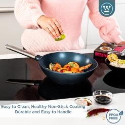 Westinghouse Performance Series - Wokpan Inductie - 28cm Luxe Wok Met Deksel - Blauw - Geschikt Voor Alle Warmtebronnen 15 Westinghouse Performance Series - Wokpan Inductie - 28cm Luxe Wok Met Deksel - Blauw - Geschikt Voor Alle Warmtebronnen -Woonkeuken Winkel 1200x1200 600