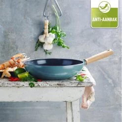 GreenPan Mayflower Wok - Ø 28 Cm - Keramisch - Inductie -Woonkeuken Winkel 1200x1200 63