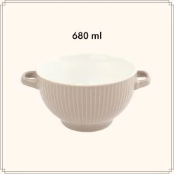 OTIX Soepkommen - Set Van 6 - Met Oor - Stapelbaar - Aardewerk - 680 Ml - 6 Kleuren -Woonkeuken Winkel 1200x1200 637