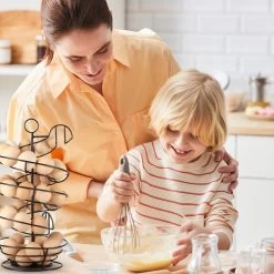 Eiermand – Eierrek – Eierhouder – Eieren – Zwart - Pasen - Tot 40 Eieren - BAULK® -Woonkeuken Winkel 1200x1200 656