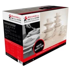 Maxwell And Williams White Basic Rim Koffie- En Dinerset - 30-delig - Wit -Woonkeuken Winkel 1200x1200 658