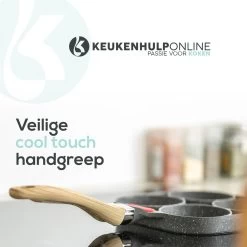 Culistar Pannenkoekenpan Inductie - Pancake Pan - Omeletpan - Omeletmaker - Eierpan - Inclusief Receptenboekje -Woonkeuken Winkel 1200x1200 66