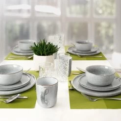 Excellent Serviesset - Servies - 16 Stuks - Aardewerk - Grijs -Woonkeuken Winkel 1200x1200 681