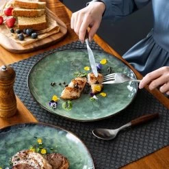 Serviesset 8 Personen - 24 Delig - Handgemaakt Keramiek - Vancasso Groen -Woonkeuken Winkel 1200x1200 704