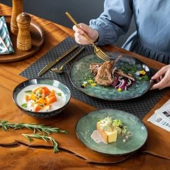 Serviesset 8 Personen - 24 Delig - Handgemaakt Keramiek - Vancasso Groen -Woonkeuken Winkel 1200x1200 705