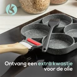 Culistar Pannenkoekenpan Inductie - Pancake Pan - Omeletpan - Omeletmaker - Eierpan - Inclusief Receptenboekje -Woonkeuken Winkel 1200x1200 72