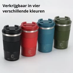 Castagnola Design RVS Koffiebeker To Go - Blauw - 380ml - Thermosbeker - Theebeker -Woonkeuken Winkel 1200x1200 720
