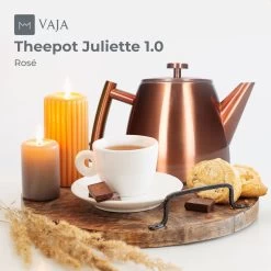 Vaja® Theepot Juliette Rosé Dubbelwandig 21 Vaja® Theepot Juliette Rosé Dubbelwandig -Woonkeuken Winkel 1200x1200 725