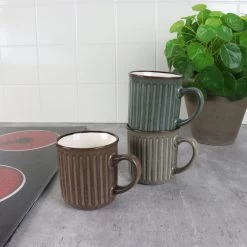 OTIX Koffiekopjes - Met Oor - Set Van 4 - Aardewerk - 200 Ml -Woonkeuken Winkel 1200x1200 729