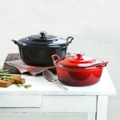 Le Creuset Braadpan Faitout Tradition Kersenrood - ø 24 Cm / 3 Liter -Woonkeuken Winkel 1200x1200 74