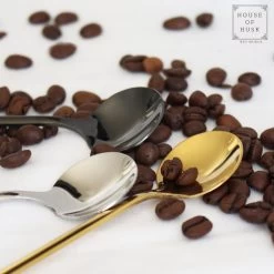 House Of Husk® Theelepels Set - Theelepeltjes - Koffielepels - Koffielepeltjes - RVS - 13cm - 12 Stuks - Zwart -Woonkeuken Winkel 1200x1200 784