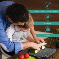 Grilla Snijplankenset - 3 Stuks - Marmer Look - Snijplank Set Kunststof -Woonkeuken Winkel 1200x1200 866