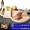 MikaMax Worst Guillotine - Worstsnijder - Worst Snijplank - Sausage Guillotine - Makkelijk Schoon Te Maken - RVS Mes - Bamboe - 30 X 19cm -Woonkeuken Winkel 1200x1200 887