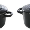 BK Bourgogne Cocotte Ø 10 Cm - 2 Stuks - Zwart - Oven 2 BK Bourgogne Cocotte Ø 10 Cm - 2 Stuks - Zwart - Oven -Woonkeuken Winkel 1200x388