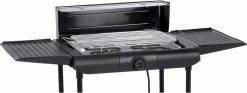 Excellent Electrics Elektrische Barbecue - Grilloppervlak (LxB) 36x24 Cm - 2000W - Zwart -Woonkeuken Winkel 1200x453 2