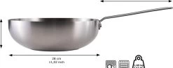Skottsberg Wok Stainless Steel 28 Cm Roestvrijstaal -Woonkeuken Winkel 1200x476