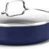 Blue Diamond – Sauteerpan Inclusief Deksel – Hapjespan – 28 Cm - Coating Met Diamant - Blauw -Woonkeuken Winkel 1200x487