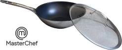 MasterChef / Jumbo - Wokpan - Met Glazen Deksel - 28 Cm - Inductie -Woonkeuken Winkel 1200x489 2
