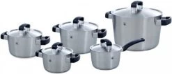 BK Conical Cool Glas Pannenset - 5-delig - Glazen Deksels - Geschikt Voor Alle Warmtebronnen -Woonkeuken Winkel 1200x518