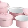 Lite-Body Pannenset 4-delig - Emaille - Roze 2 Lite-Body Pannenset 4-delig - Emaille - Roze -Woonkeuken Winkel 1200x631