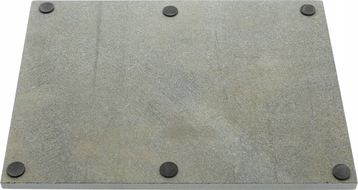 Marmeren Snijplank - Serveersteen - 30 X 40 Cm - Anti-slip Voetjes - Zwart 4 Marmeren Snijplank - Serveersteen - 30 X 40 Cm - Anti-slip Voetjes - Zwart - Afbeelding 2