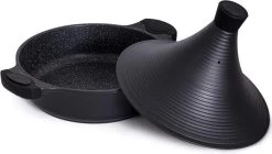 Aluminium Tajine Agadir- Matt Black Geschikt Ook Voor Inductie -Woonkeuken Winkel 1200x679