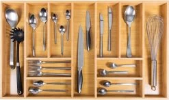 Grote Bestekbak Bamboe 81x47CM - Coninx Besteklade - Opbergbak - Duurzaam - Bamboe - Voor Laden Vanaf 47cm Diep -Woonkeuken Winkel 1200x711 5