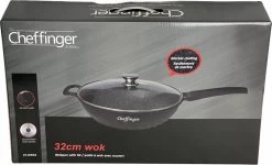 Cheffinger Wokpan Met Deksel - 32cm - Zwart - Pan - Keukenaccessoires 15 Cheffinger Wokpan Met Deksel - 32cm - Zwart - Pan - Keukenaccessoires -Woonkeuken Winkel 1200x730