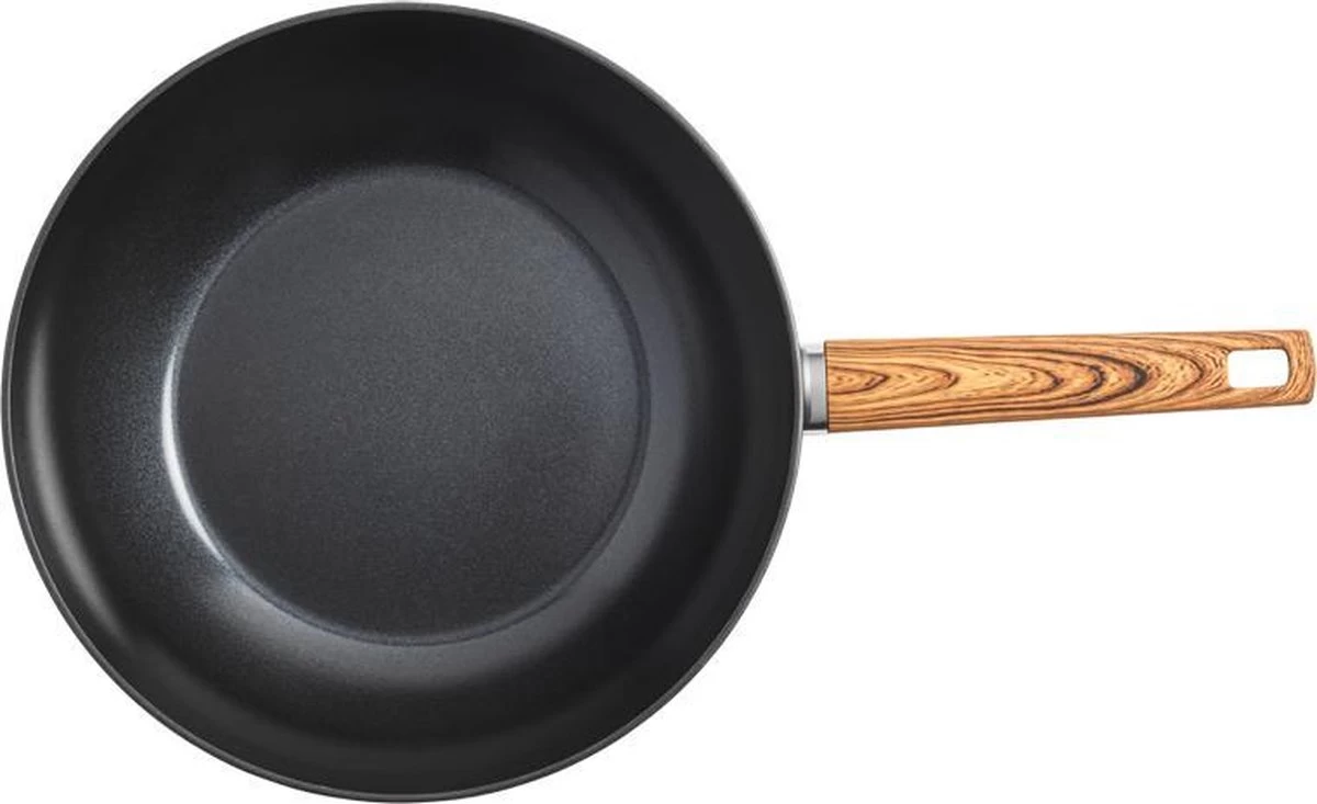 Gero Mark Wok Ø 28 Cm - Aluminium - Inductie - PFAS-vrij 5 Gero Mark Wok Ø 28 Cm - Aluminium - Inductie - PFAS-vrij - Afbeelding 3