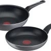 Tefal Easy Plus Pannenset - Koekenpan Ø 24 Cm + Wokpan Ø 28 Cm - Niet Geschikt Voor Inductie -Woonkeuken Winkel 1200x735