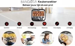 BanGosa® Magnetisch Digitale Kookwekker - Timer - RVS - Keukenwekker Digitaal - Digitale Keuken Timer - Stopwatch Met Magneet -Woonkeuken Winkel 1200x739 3