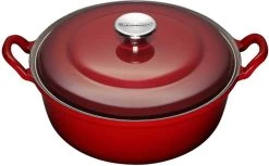 Le Creuset Braadpan Faitout Tradition Kersenrood - ø 24 Cm / 3 Liter -Woonkeuken Winkel 1200x745