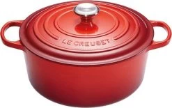 Le Creuset Signature Braadpan - 4,2 L - 24 Cm - Kersenrood -Woonkeuken Winkel 1200x753 3
