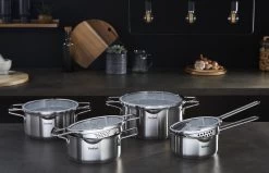 Tefal Nordica Pannenset 4 Delig - Steelpan Ø16 Cm & Kookpan Ø 18 + Ø 20 + Ø 24 Cm -Woonkeuken Winkel 1200x772