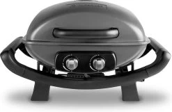 Burnhard Draagbare 2-Branders Gasbarbecue - Afdekhoes - BBQ Wayne