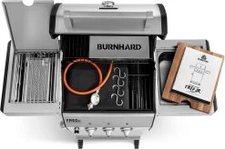 Burnhard Gas BBQ FRED JR. Deluxe - 2 Branders - Incl. Keramische Infraroodbrander & Afdekhoes - Deluxe 37 Burnhard Gas BBQ FRED JR. Deluxe - 2 Branders - Incl. Keramische Infraroodbrander & Afdekhoes - Deluxe -Woonkeuken Winkel 1200x796 17