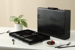 Swiss Pro+ Bestekset In Koffer-72 Delig-12 Persoons-Zwitsers Kwaliteit-Complete Set-100% Roestvrijstaal- Zwart -Woonkeuken Winkel 1200x799 64