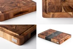 VDN Professionele Snijplank Acacia Hout Met Sapgeul En Handvatten – Hakblok 26x38x3.5 Cm -Woonkeuken Winkel 1200x800 142